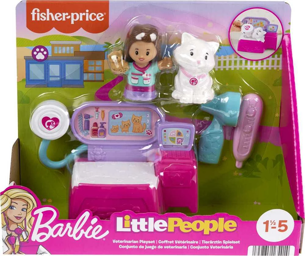 Fisher - Price Little People Barbie Coffret de jeu Vétérinaire