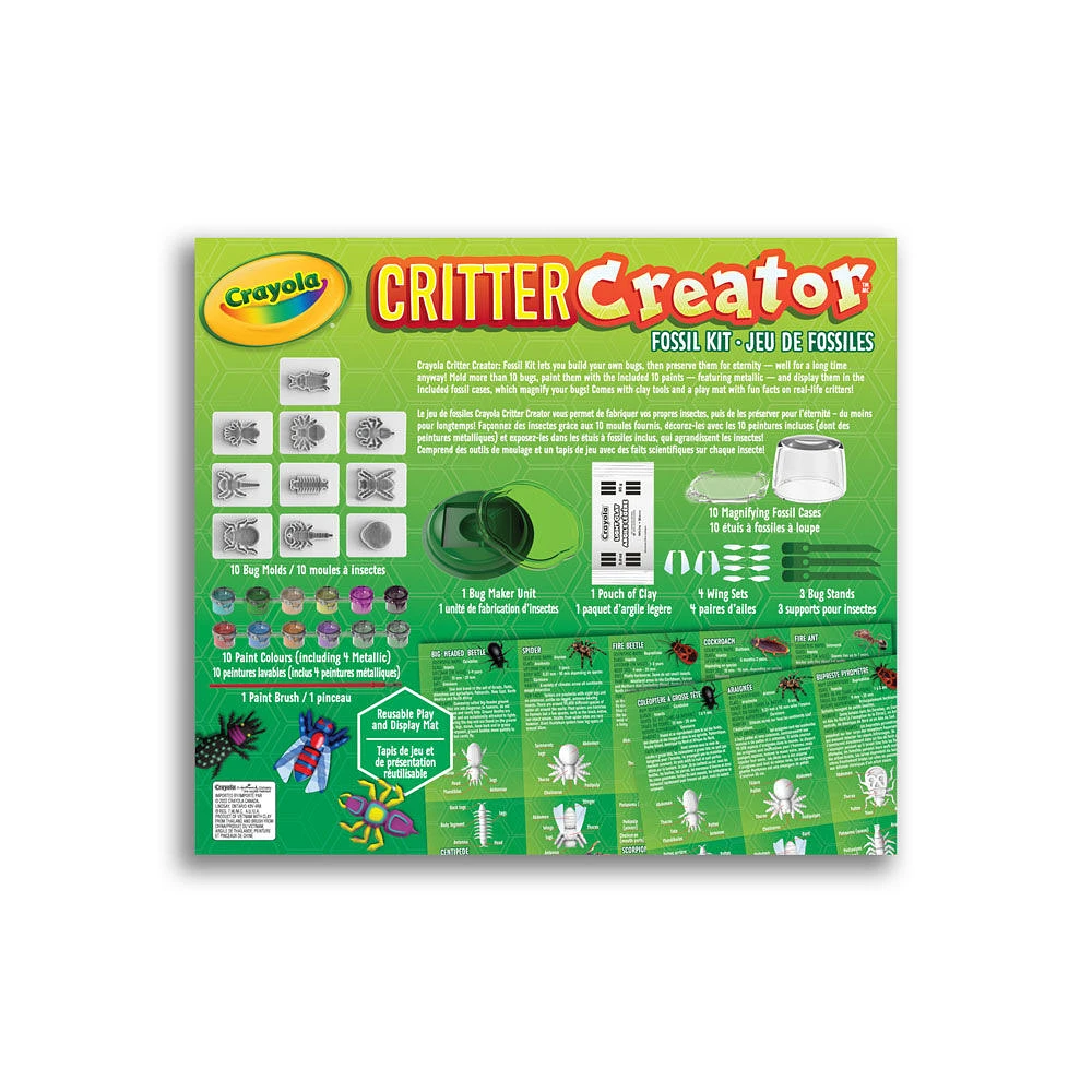 Crayola Critter Creator Kit: Bug Fossil Lab