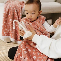 Perlimpinpin-Girl-Plush sleep bag 1.5 Togs-Flowers-0-6m