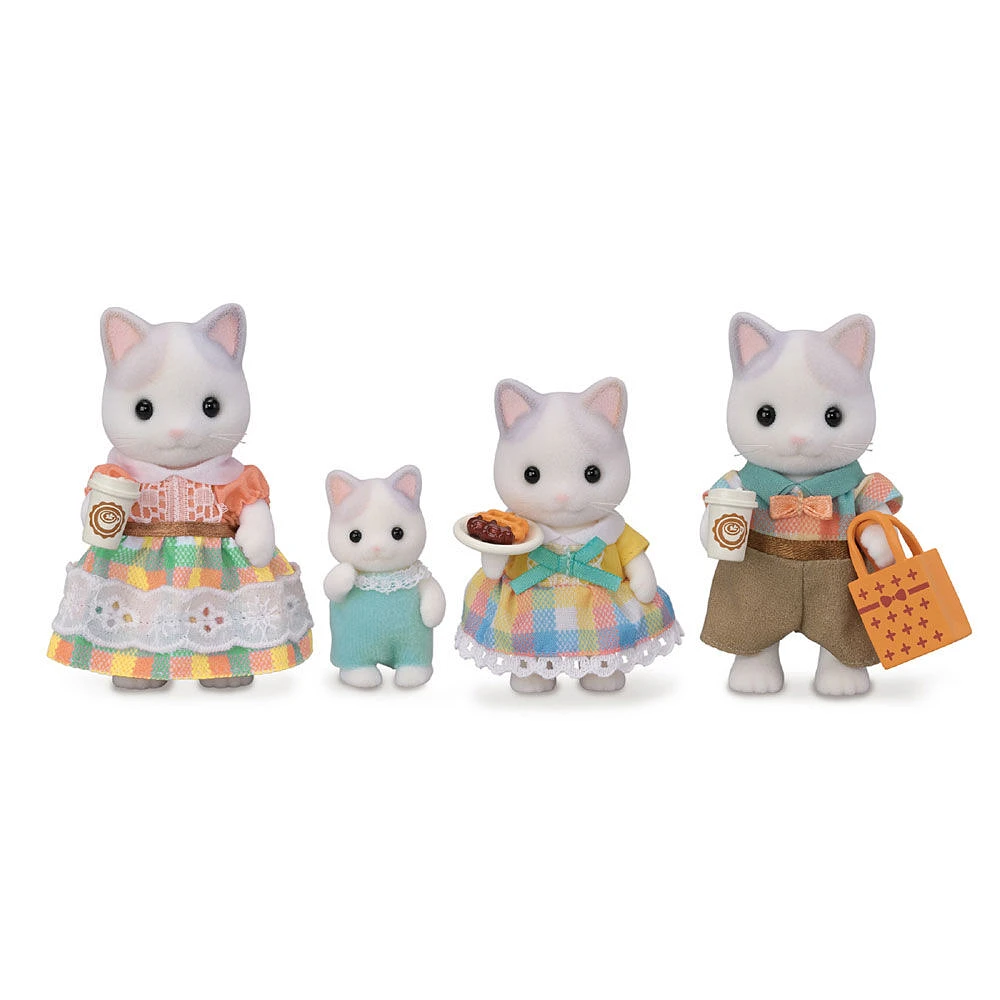 Calico Critters Latte Cat Family