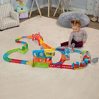 VTech Super circuit train éducatif + Adam train marchand