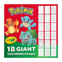 Crayola Giant Colouring Pages, Pokémon