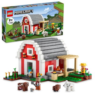 LEGO Minecraft The Red Barn 21187 Building Kit (799 Pieces)