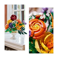 LEGO Botanicals Flower Arrangement for Adults, 18+ - DIY Faux Bouquet Set - Home Decor - 10345