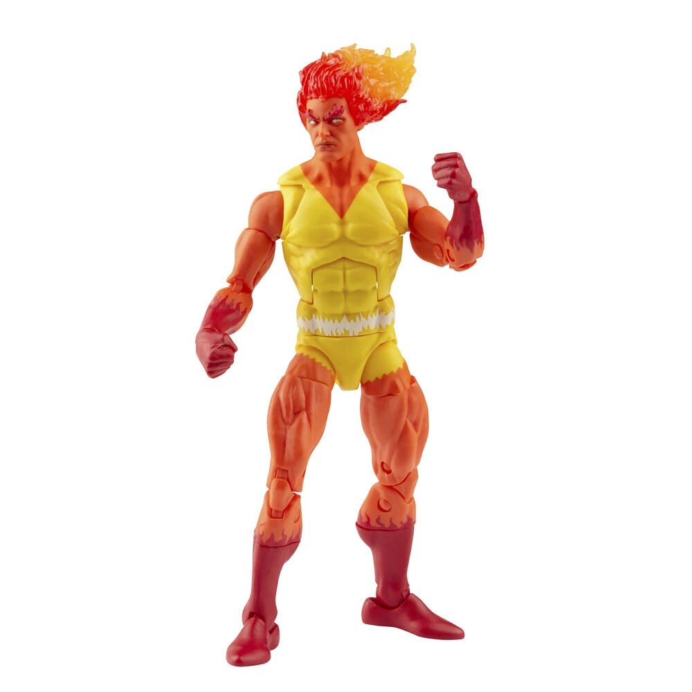 Marvel Legends Series Fantastic Four 6-inch Firelord Retro Action Figure Toy, Includes 2 Accessories