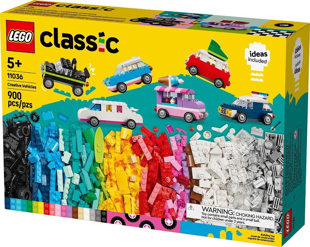 LEGO Classic Les véhicules créatifs; camions jouets, voitures jouets 11036