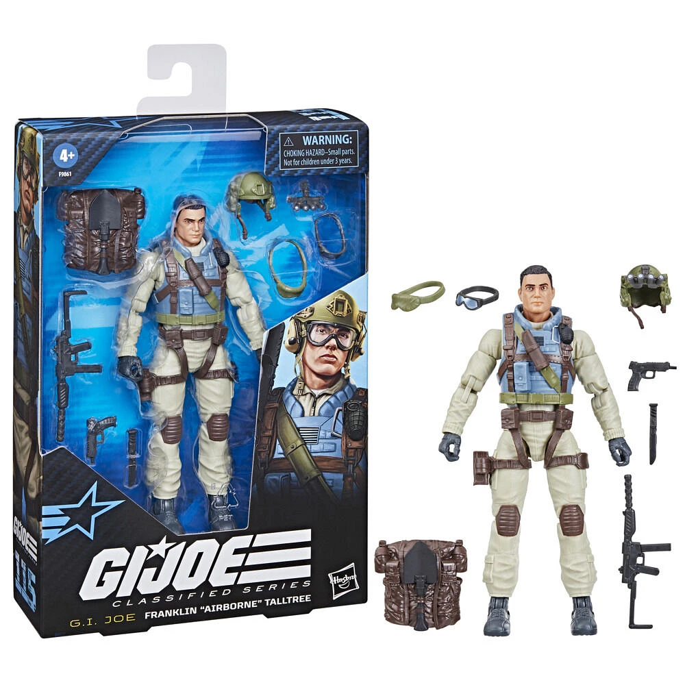 G.I. Joe Classified Series #115, FRANKLIN "AIRBORNE" TALLTREE Action Figure