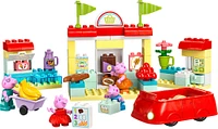 LEGO DUPLO Peppa Pig Supermarket Toy for Toddlers, Creative Build & Rebuild Playset, 10434