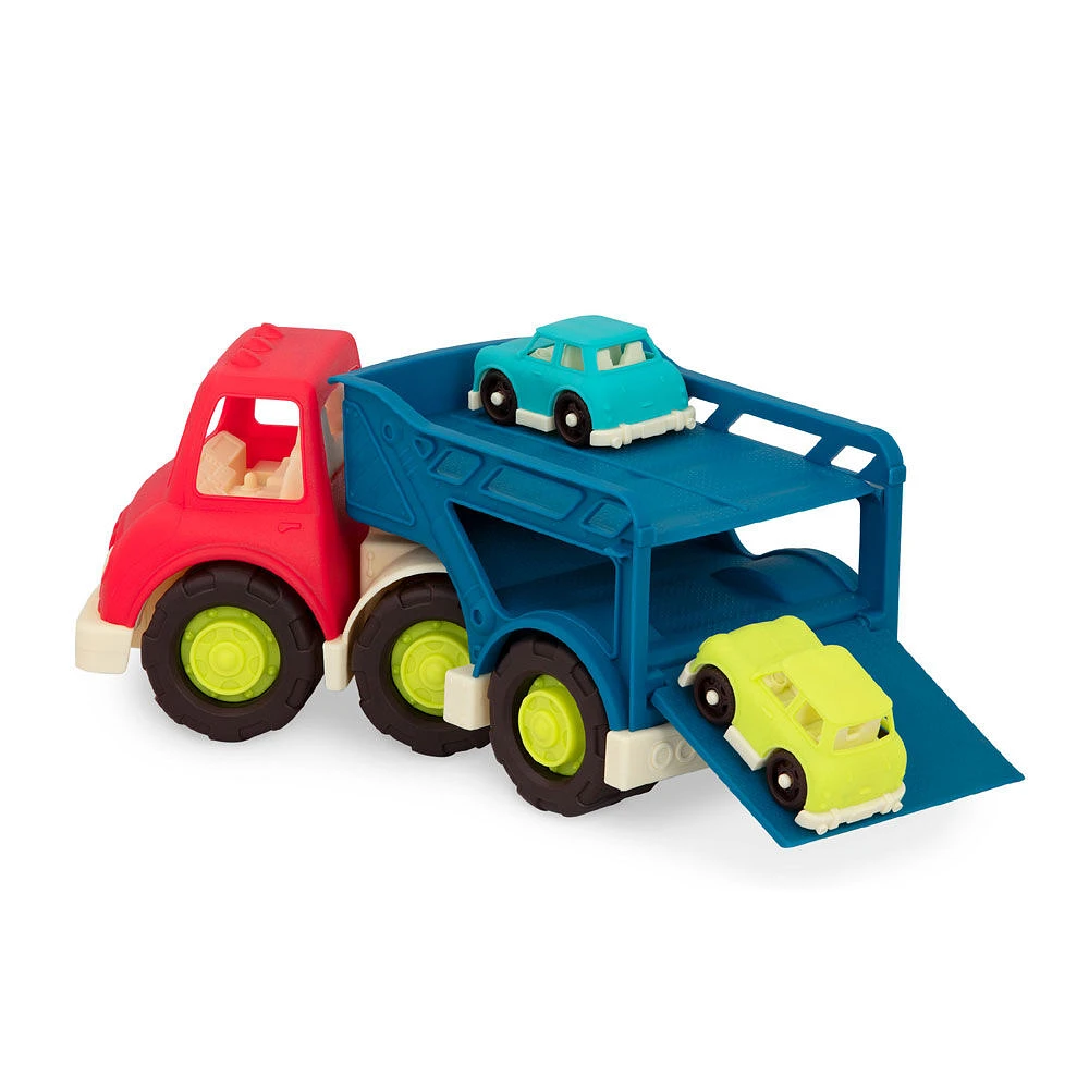 Camion porte-voitures, Happy Cruisers - Camion porte-voitures, B. toys