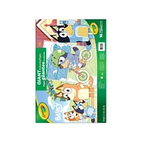 Crayola Giant Colouring Pages, Bluey
