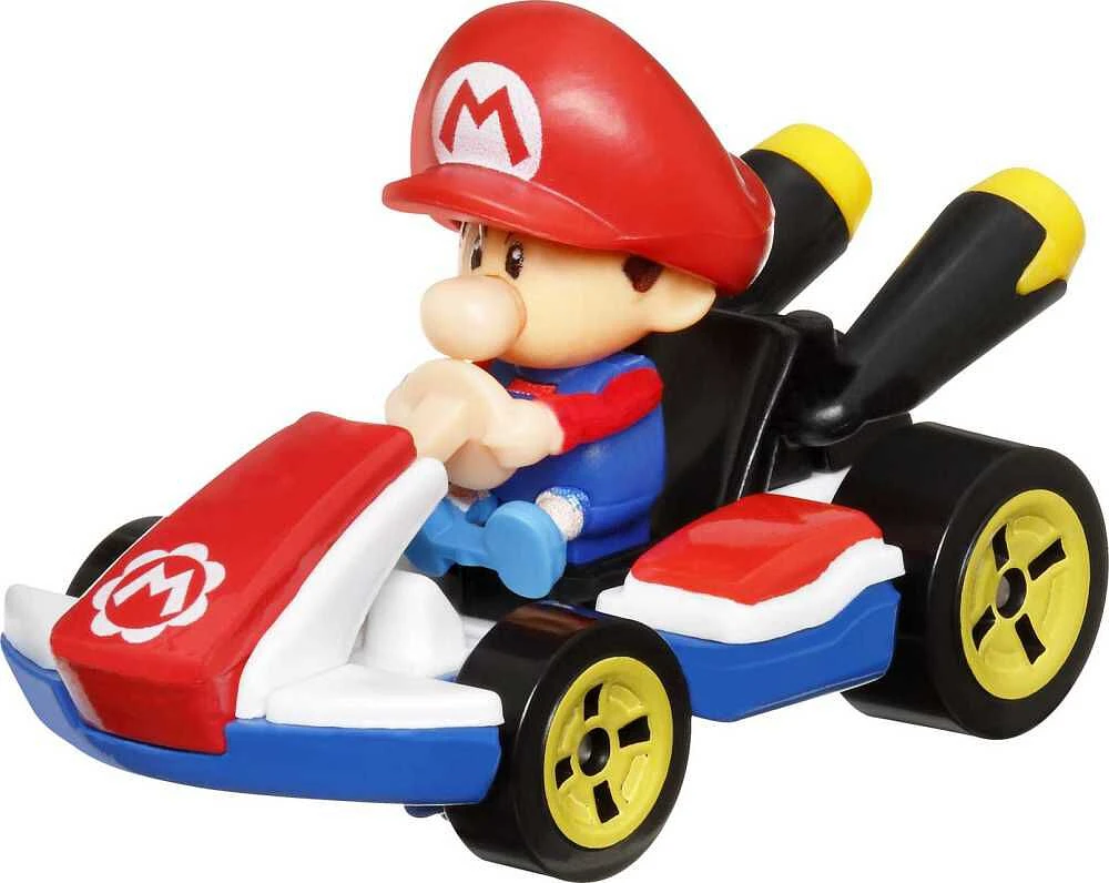 Hot Wheels Mario Kart Vehicle 4-Pack with 1 Exclusive Collectible Model