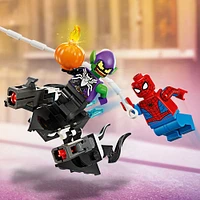 LEGO Marvel La voiture de course de Spider-Man et le Bouffon vert venomisé 76279