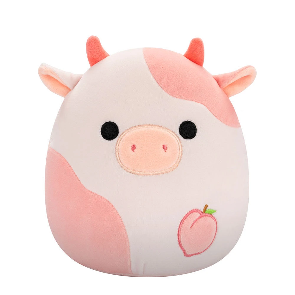 Peluche Squishmallows 7.5" - Lilaz la vache à la pêche