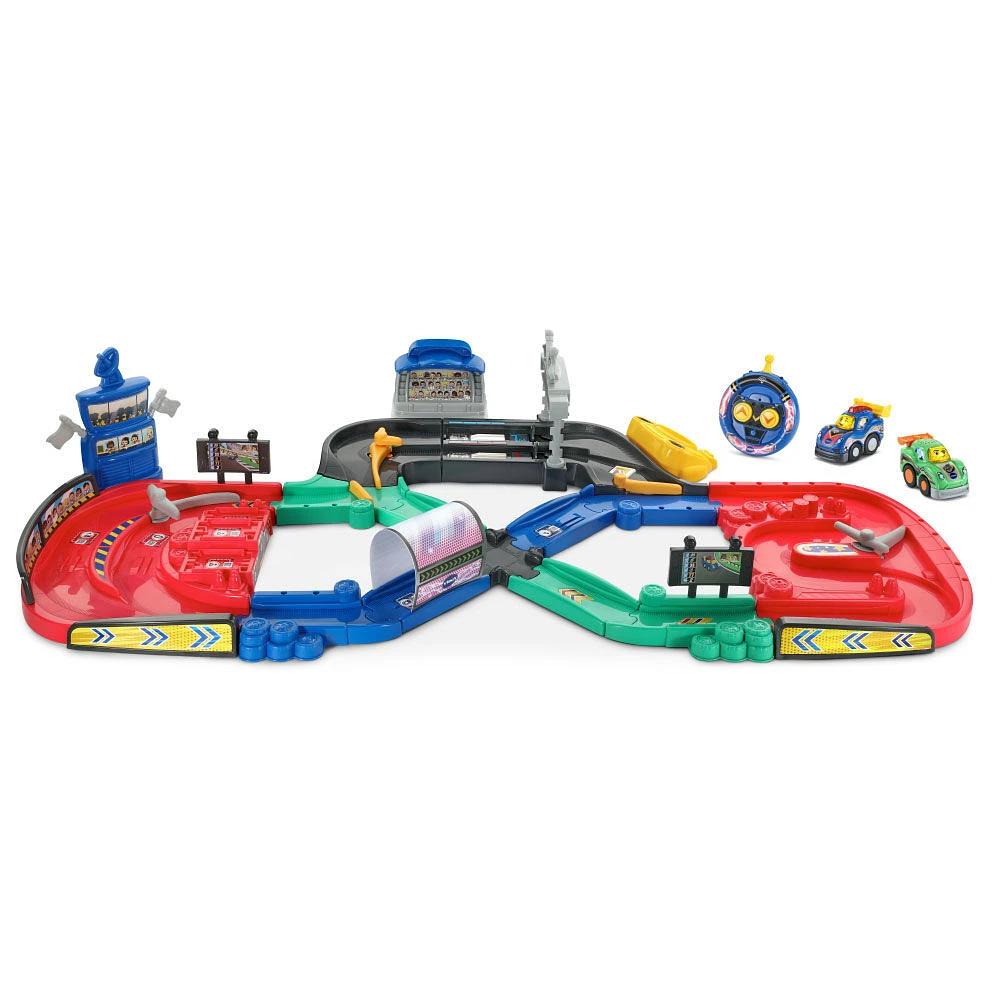 VTech Go! Go! Smart Wheels Checkered Flag Motorized Track Set - TRU Exclusive - English Edition