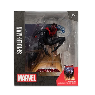 Marvel Spider-Man 1:10th Scale Collectible with Scene (Miles Morales: Spider-Man #1)