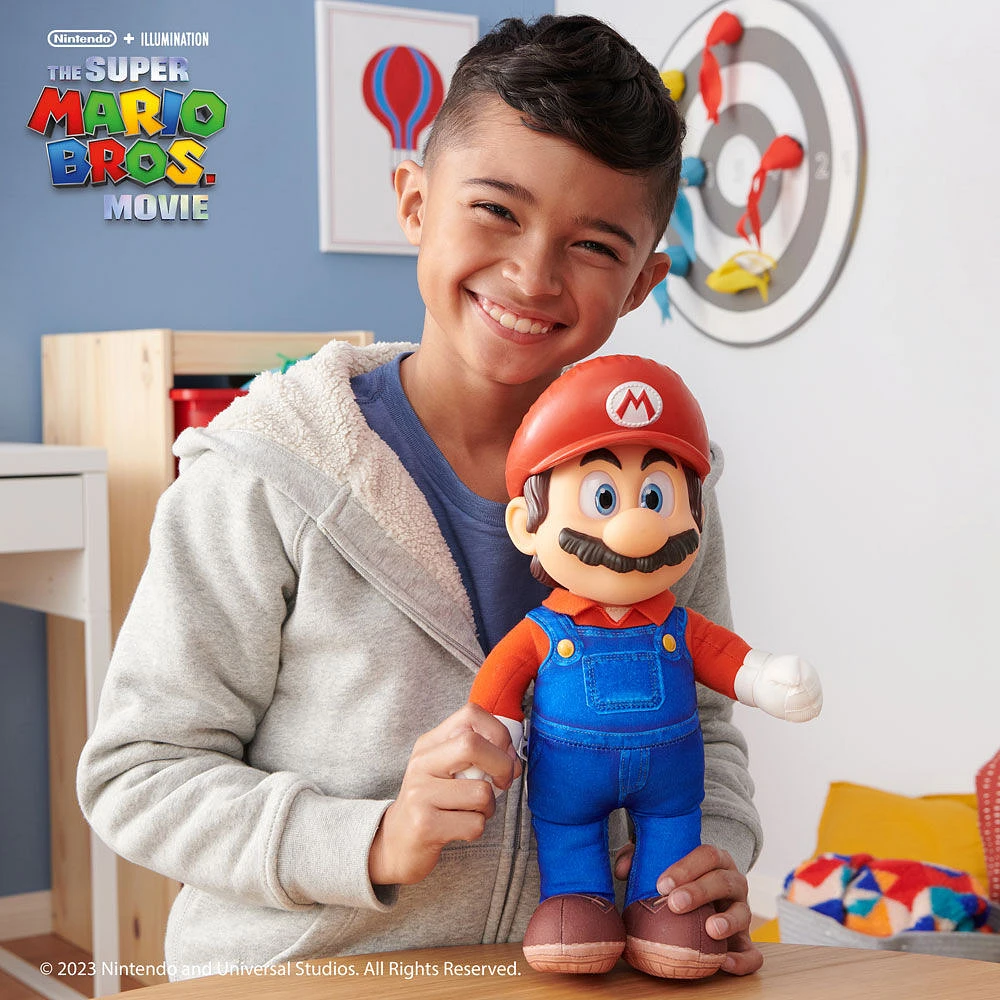 The Super Mario Bros. Movie - 14" Posable Plush - Mario