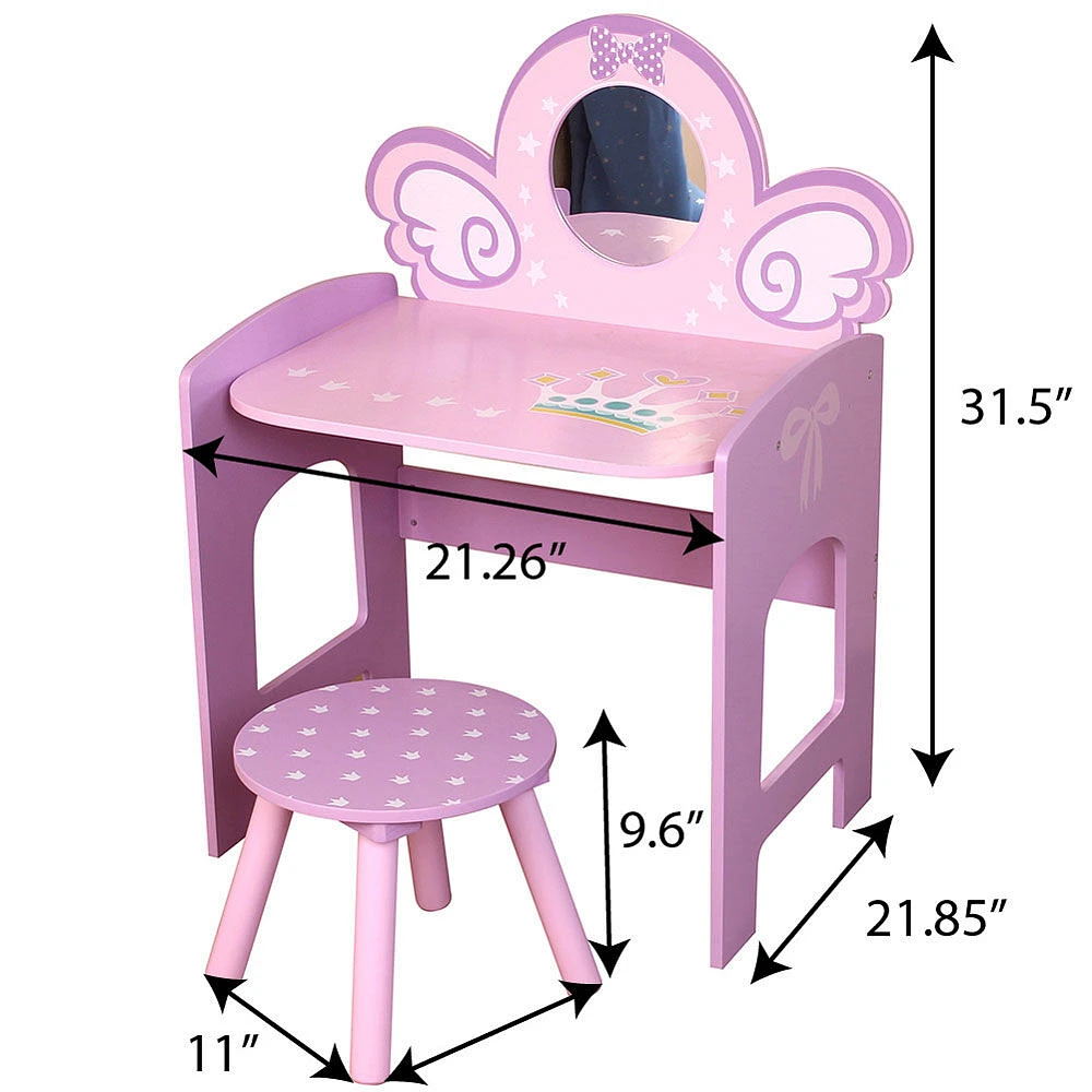 Unicorn Dressing Table With Stool