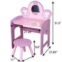 Unicorn Dressing Table With Stool