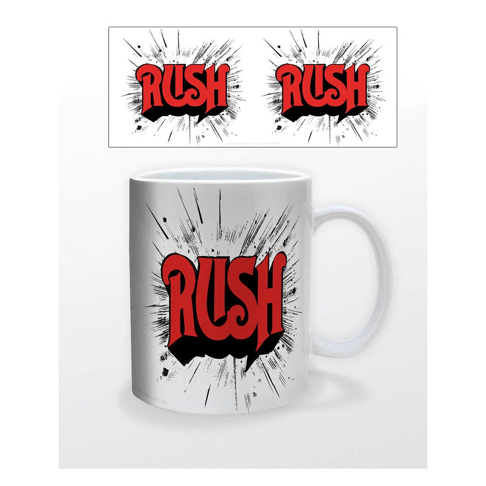 11 Oz Tasse-Rush Logo