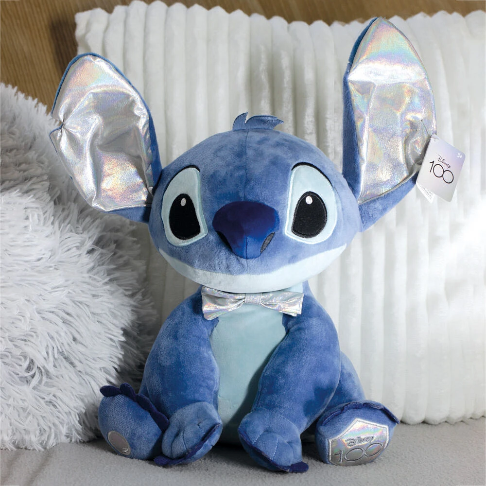 Disney - Peluche Stitch avec tenue de célébration du 100ème anniversaire de Disney - 14''