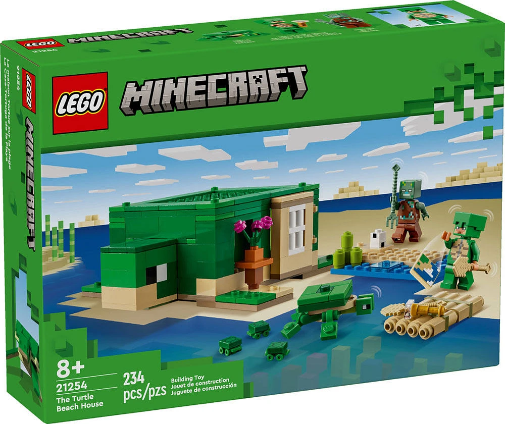 LEGO Minecraft The Turtle Beach House Construction Toy 21254