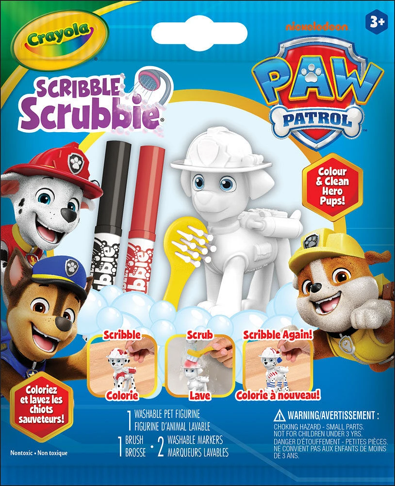 Crayola Scribble Scrubbie Pets Paw Patrol, 1 Count