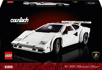 LEGO Icons Lamborghini Countach 5000 Quattrovalvole Model Car Kit - Collectible Building Set - 10337