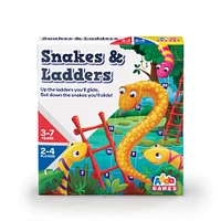 EX-AD-SNAKES & LADDERS MINI CARD GAME