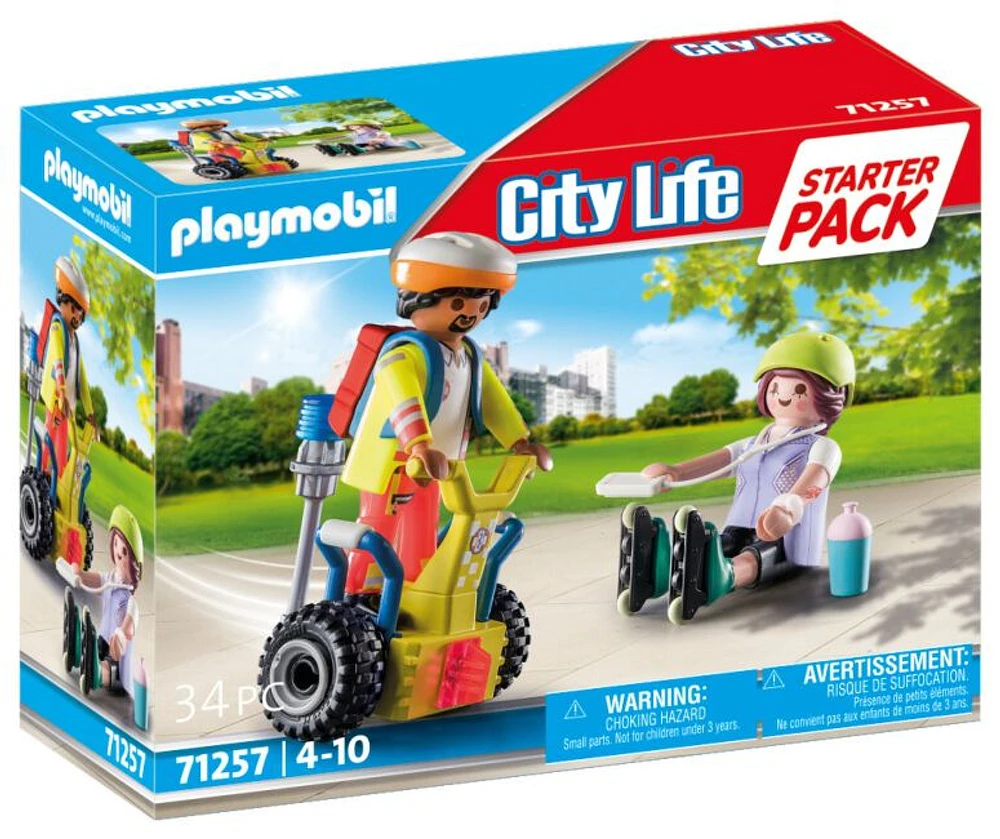 Playmobil - Starter Pack Secouriste avec gyropode