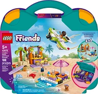 LEGO Friends La valise créative de plage et de voyage, Jouet à construire, Ensemble de jeu de simulation pour jeu de rôle 42672