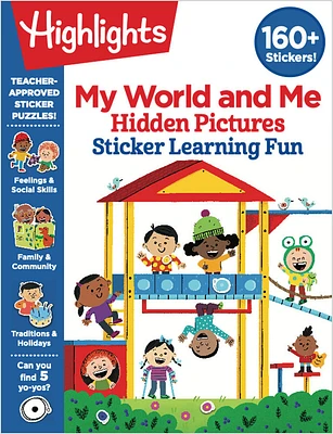 My World and Me Hidden Pictures Sticker Learning Fun - English Edition