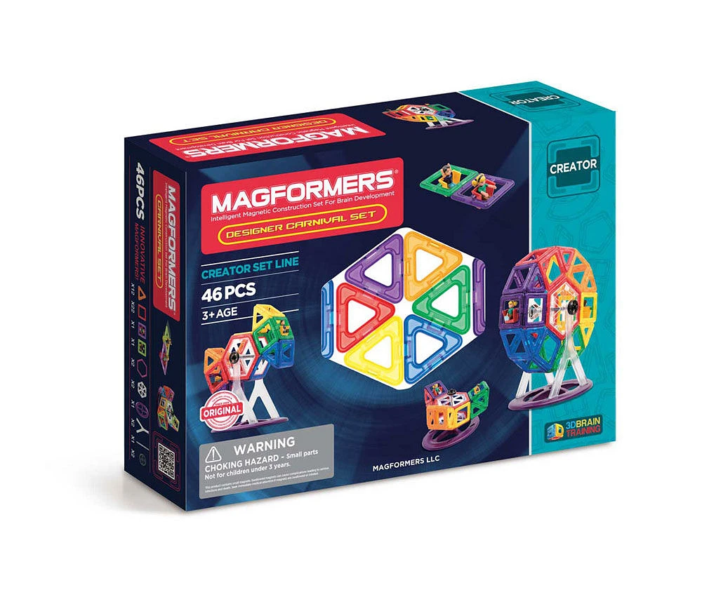 Magformers Designer Carnival 46 Pieces - Édition anglaise