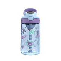 Contigo Aubrey Kids Leak-Proof Spill-Proof Water Bottle, Periwinkle Amethyst Zodiac, 14 oz