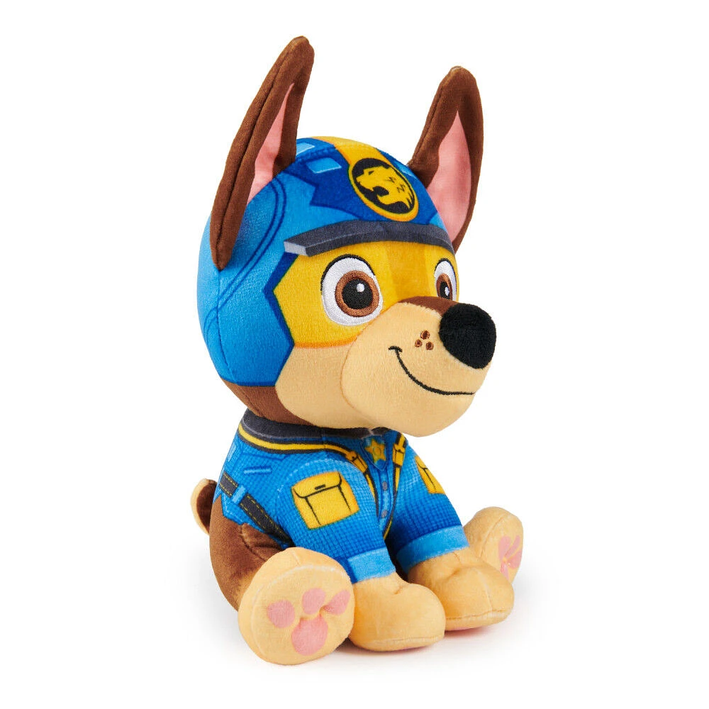 PAW Patrol Jungle Pups, Peluche Chase de 20,3 cm, animal en peluche