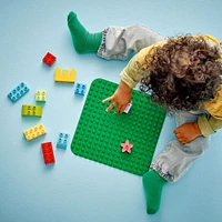 LEGO DUPLO Green Building Plate - Learning and Educational Building Toy for Toddlers and Preschoolers - 10460