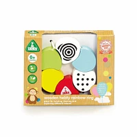 Early Learning Centre Wooden Twisty Rainbow Ring - Édition anglaise - Notre exclusivité