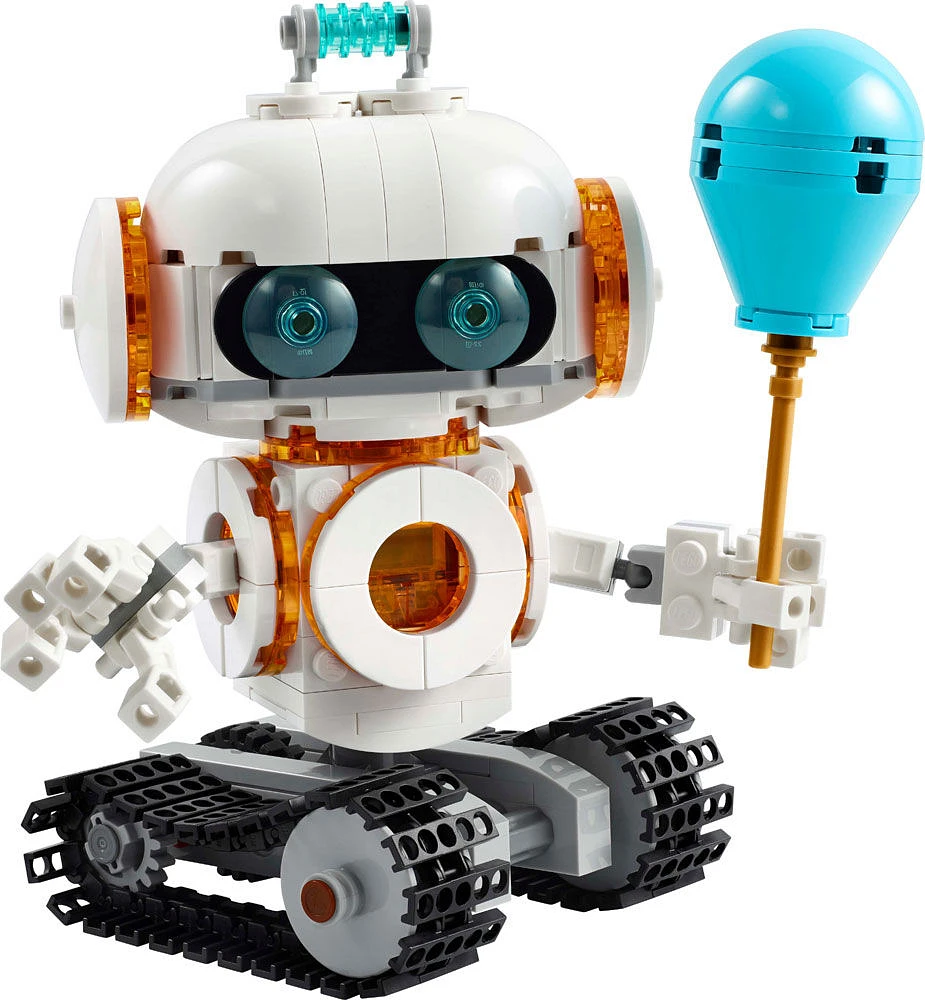 LEGO Creator Le robot spatial 3en1, Ensemble de jouet scientifique, Se transforme en figurine de chien ou de fusée 31164