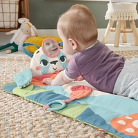 Fisher-Price  Planet Friends  Tapis d'éveil Panda à rouler, 2jouets