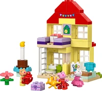 LEGO DUPLO Peppa Pig Birthday House, Build & Rebuild Toddler Toy, 10433