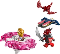 LEGO NINJAGO Sora's Dragon Spinjitzu Spinner - Spinning Blade Battle Building Toy - 71824