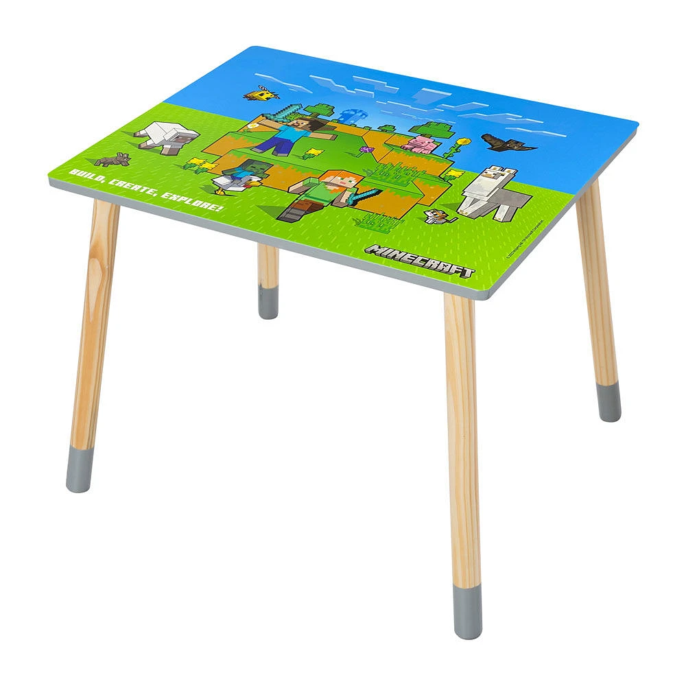 Phoenix Minecraft Table Set with 2 Chairs