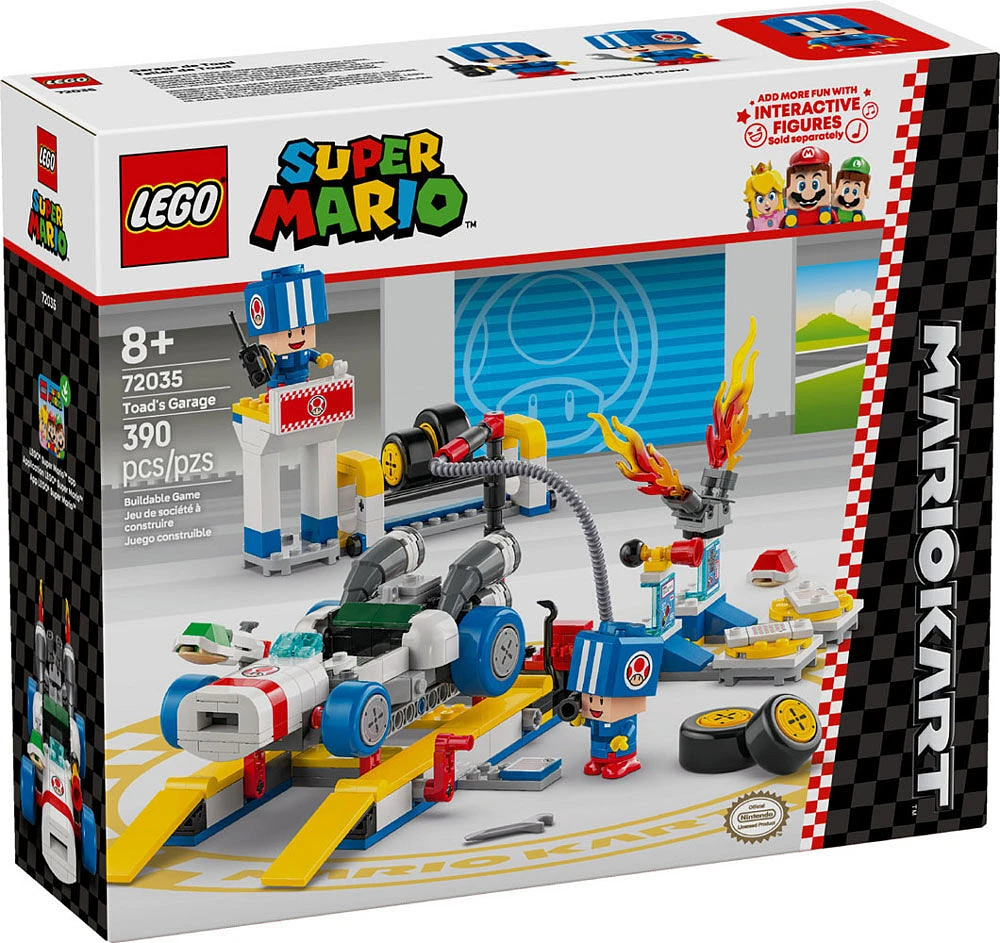 LEGO Super Mario: Mario Kart Toad's Garage - Nintendo Toy Building Set for Kids - 72035