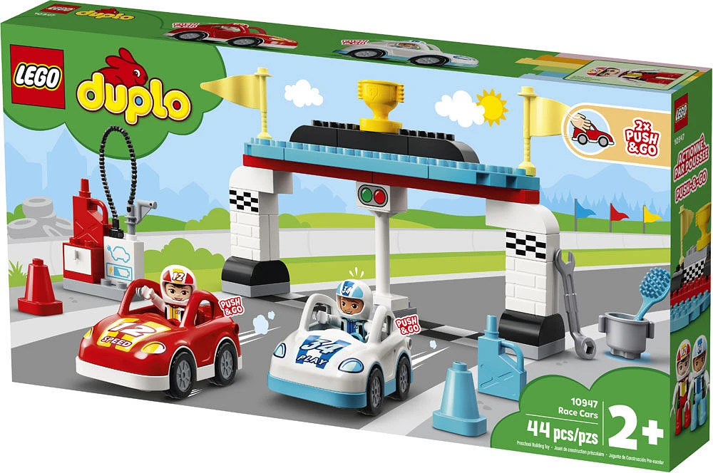 LEGO DUPLO Town Les voitures de course 10947 (44 pièces)