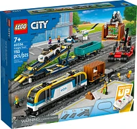 LEGO City Le train de marchandises 60336 Ensemble de construction (1 153 pièces) - Notre exclusivité