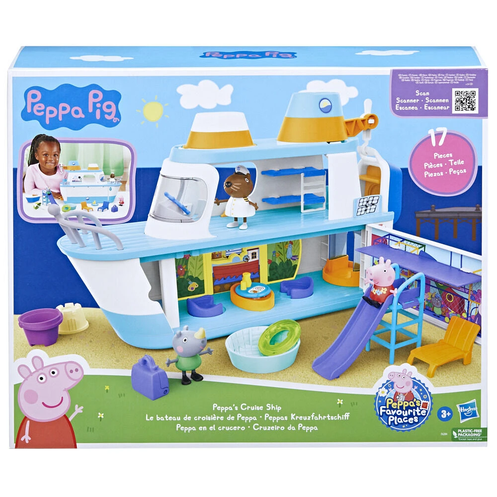 Peppa Pig, coffret de jeu Le bateau de croisière de Peppa