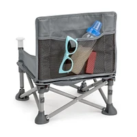 Bright Starts Pop ‘N Sit Portable Booster Seat - Grey
