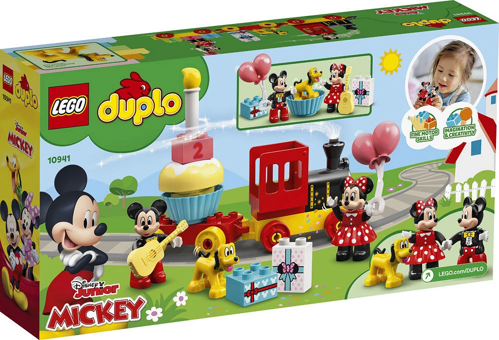 LEGO DUPLO Disney Le train d'anniversaire de Mickey et Min 10941 (22 pièces)