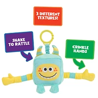 Super Simple Sensory Plush Monster Rizzo (Blue) with 5+ Sensory Features