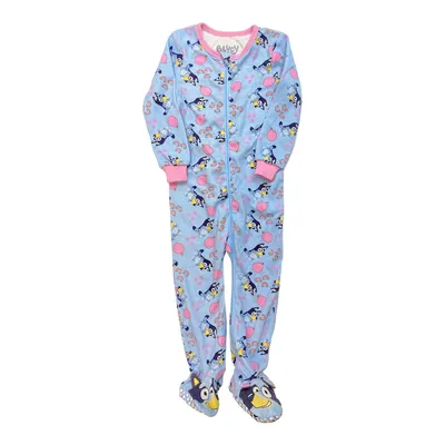 Bluey - Pink Balloon Character Feet Sleep Onesie