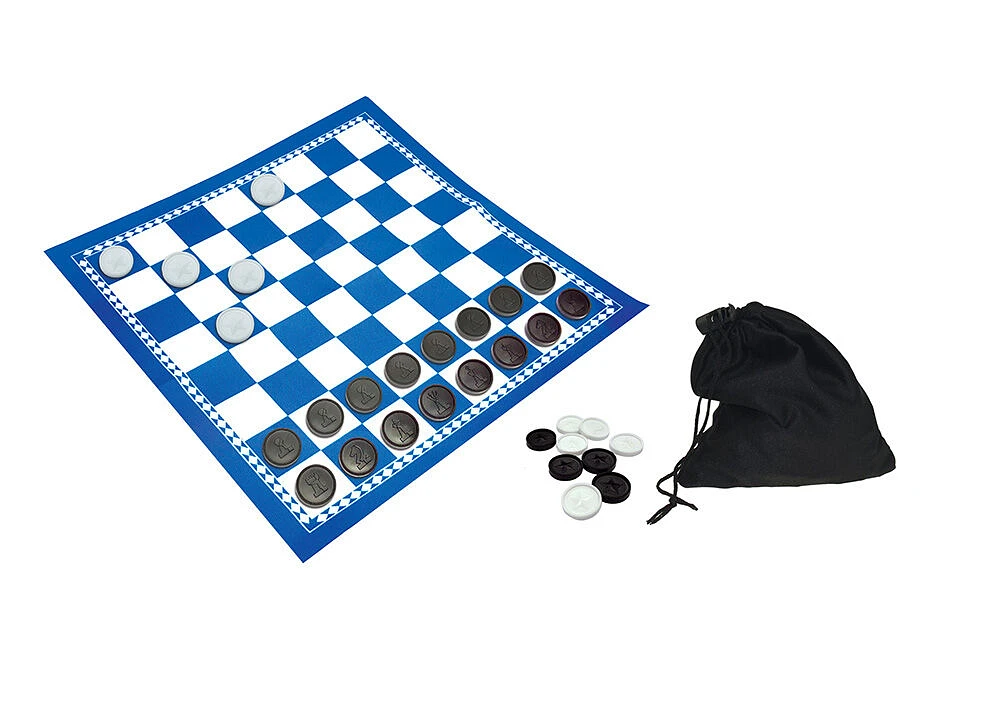 Jeux Grab & Go ! Jeu D'Échecs Et De Dames De Voyage